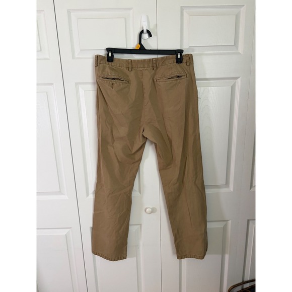 Old Navy Other - Old Navy Mens Ultimate Straight Chino Pants Khaki Tan 38x34 Casual Trousers